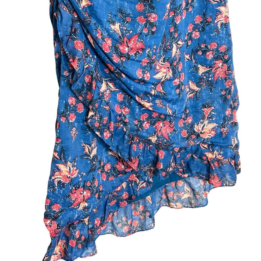 Isabel Marant Etoile, Women's 'Esther' Dress, Mini Ruched, Blue Size 36 FR, 4 US - Picture 9 of 11